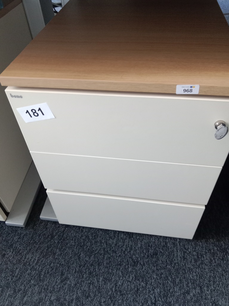 BENE Rollcontainer, Ma&szlig;e: ca T 80 cm x B 43 cm