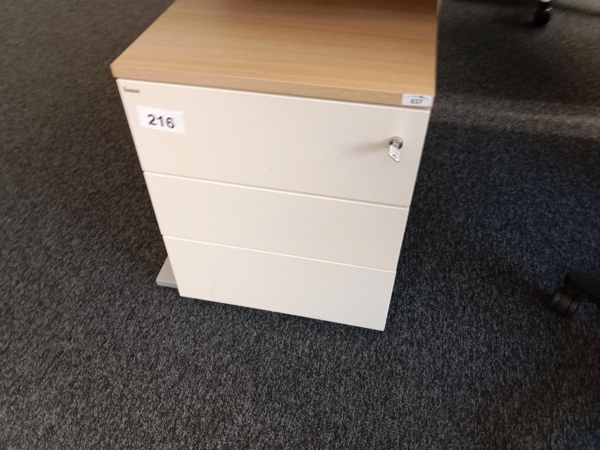 BENE Rollcontainer, Ma&szlig;e: ca T 80 cm x B 43 cm