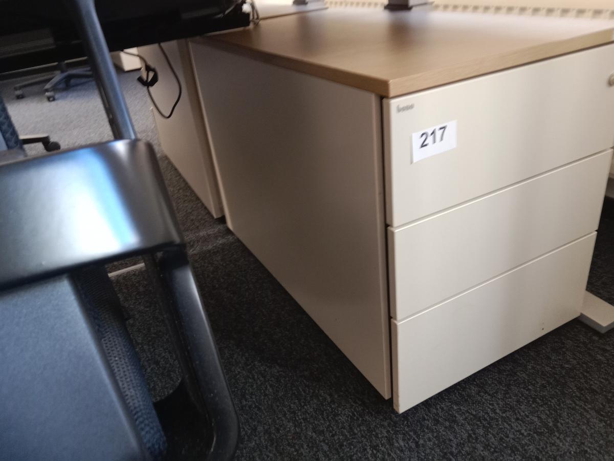 BENE Rollcontainer, Ma&szlig;e: ca T 80 cm x B 43 cm