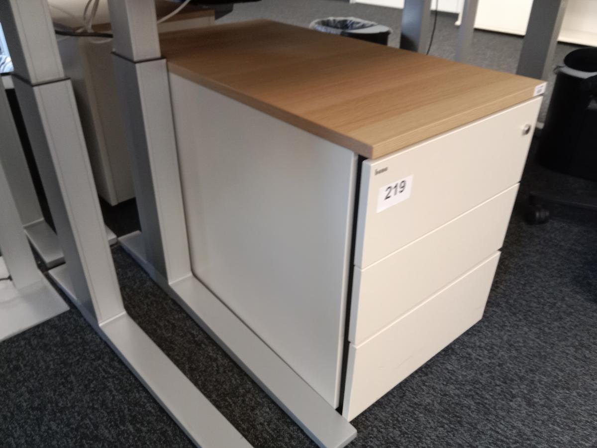 BENE Rollcontainer, Ma&szlig;e: ca T 80 cm x B 43 cm