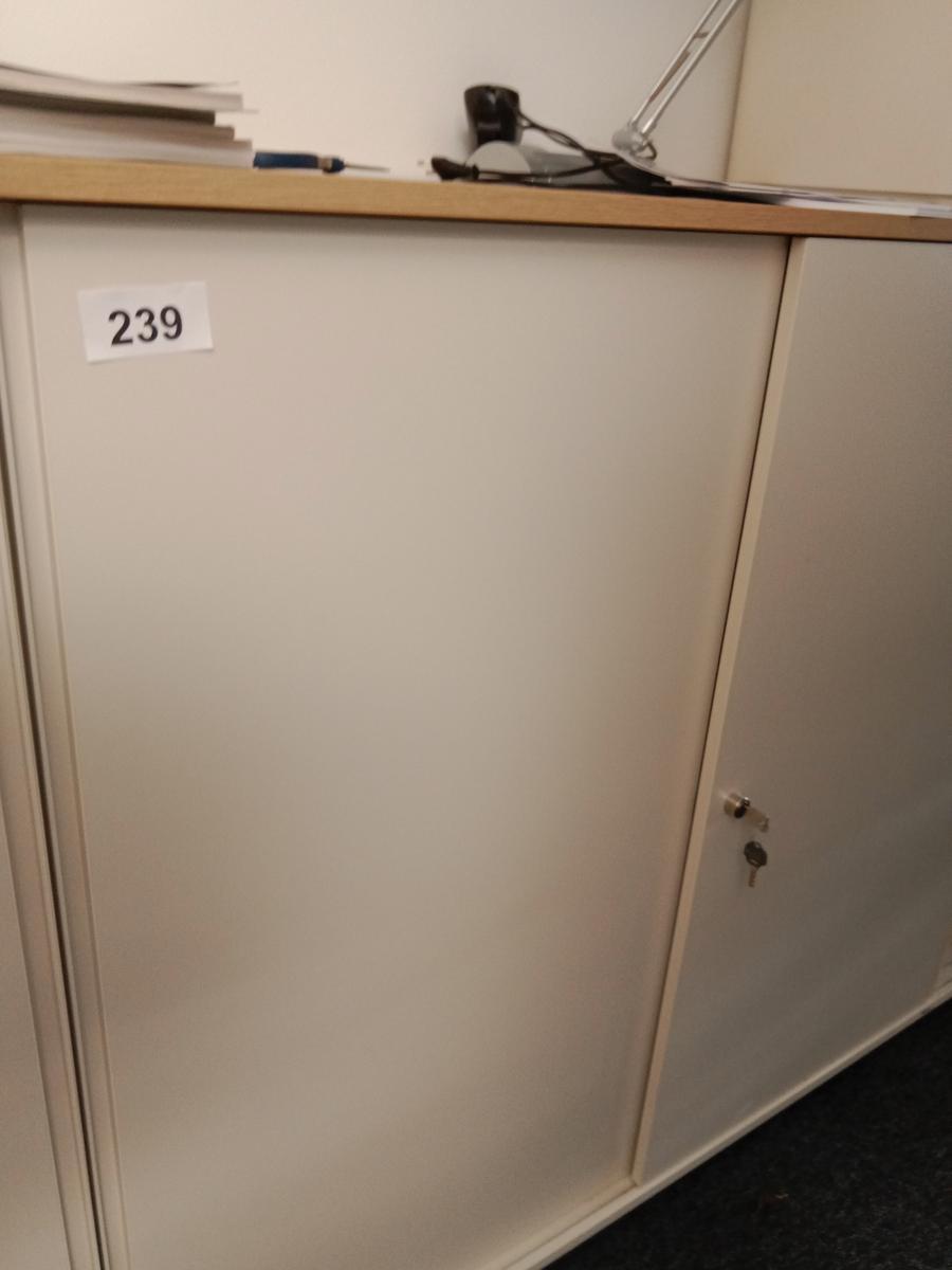 BENE Aktenschrank, 3 Ordnerh&ouml;hen, Ma&szlig;e B 120 x T 44 x H 113 cm