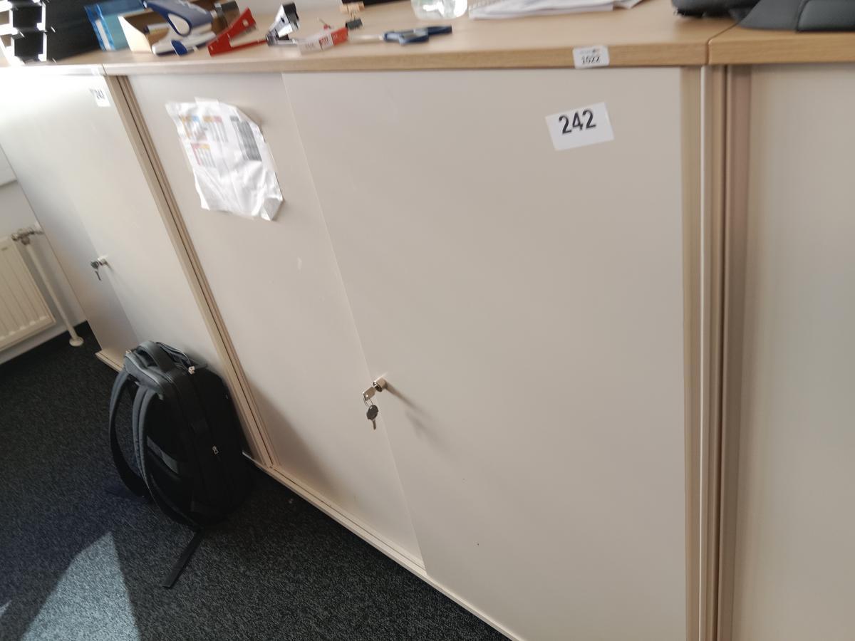 BENE Aktenschrank, 3 Ordnerh&ouml;hen, Ma&szlig;e B 120 x T 44 x H 113 cm