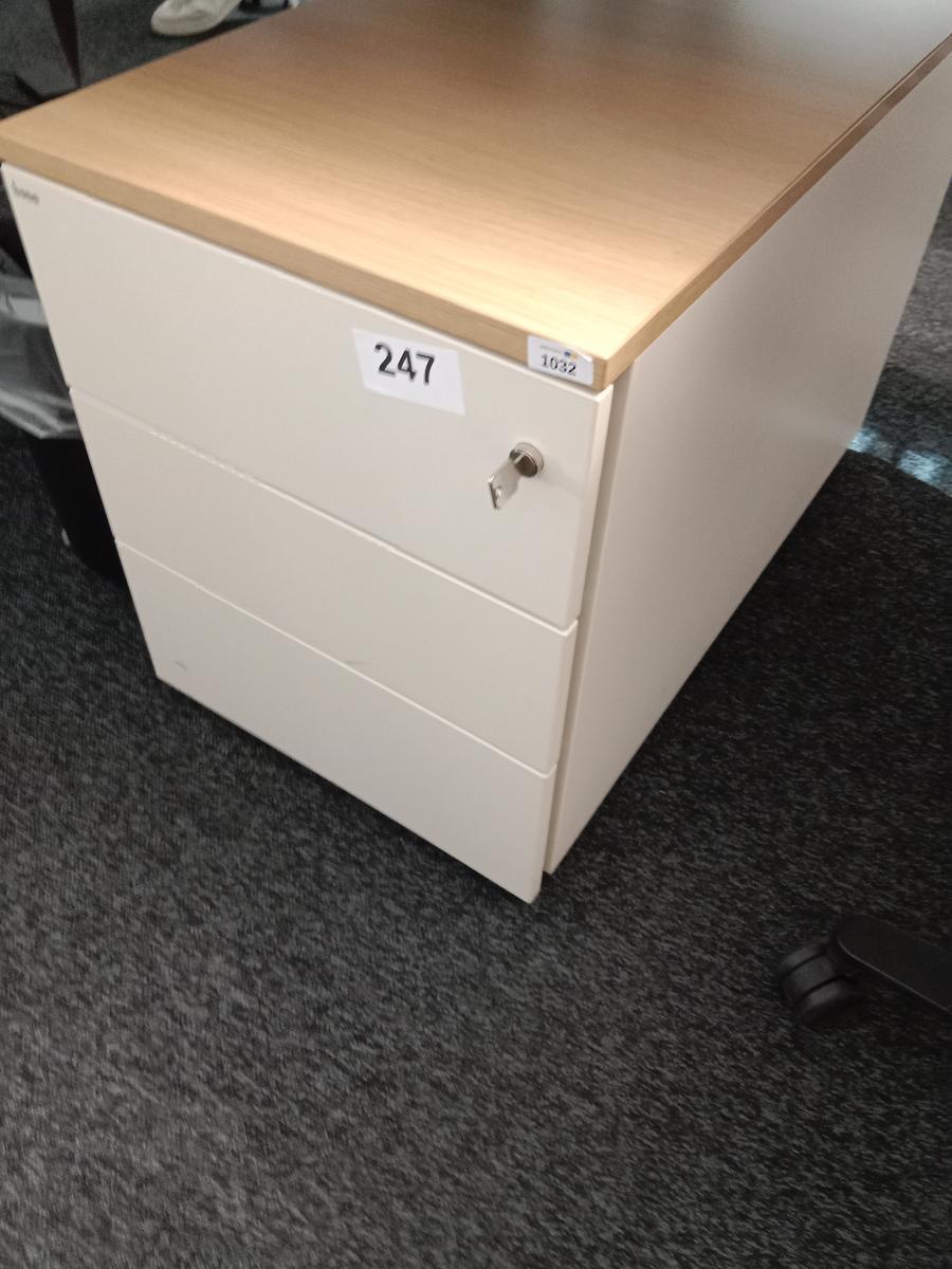 BENE Rollcontainer, Ma&szlig;e: ca T 80 cm x B 43 cm