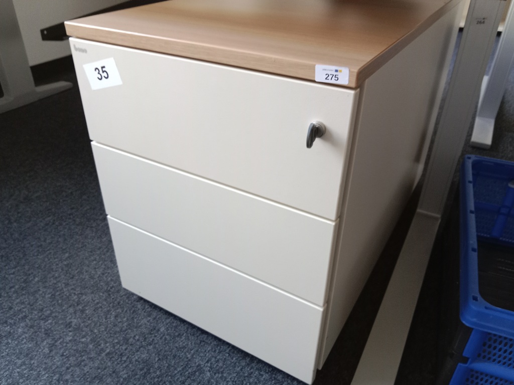 BENE Rollcontainer, Ma&szlig;e: ca T 80 cm x B 43 cm