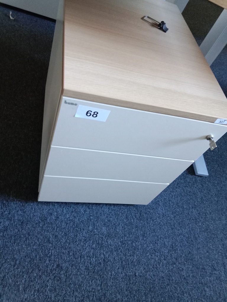 BENE Rollcontainer, Ma&szlig;e: ca T 60 cm x B 43 cm