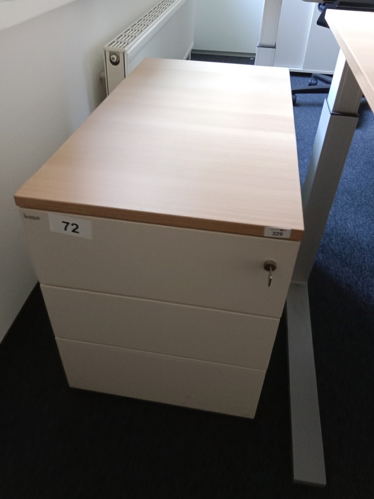 BENE Rollcontainer, Ma&szlig;e: ca T 80 cm x B 43 cm