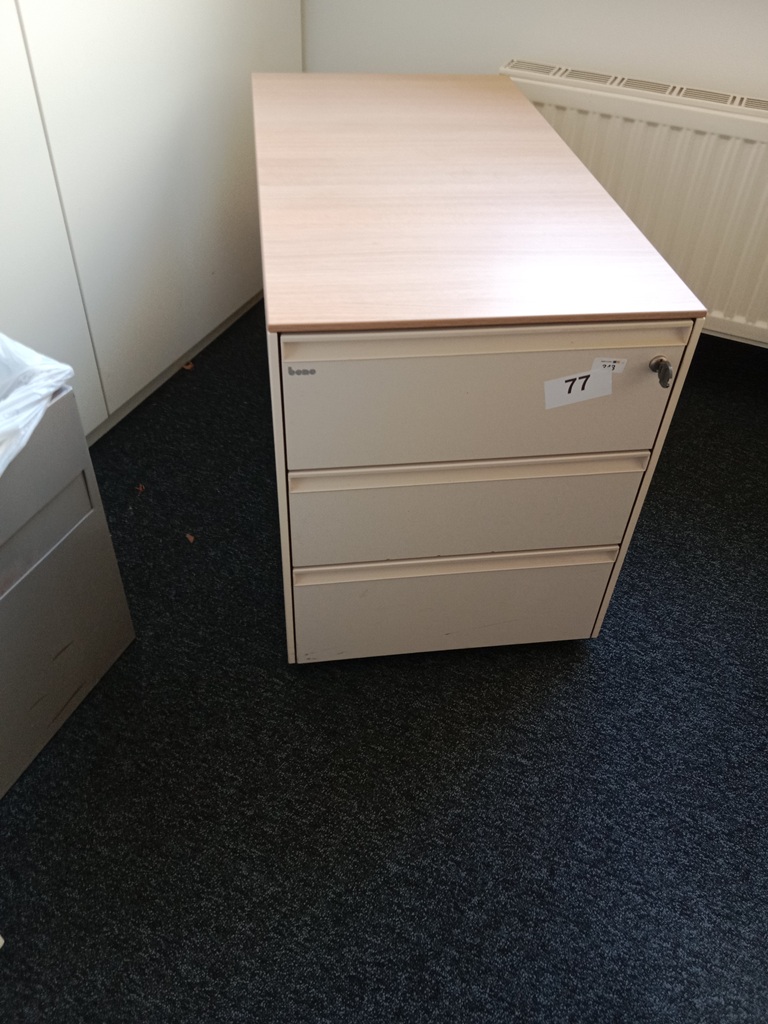 BENE Rollcontainer, Ma&szlig;e: ca T 80 cm x B 43 cm