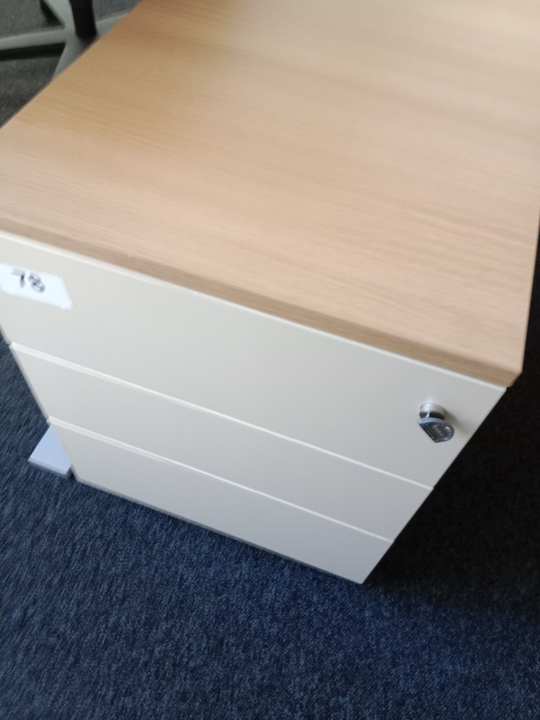 BENE Rollcontainer, Ma&szlig;e: ca T 80 cm x B 43 cm