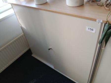 BENE Aktenschrank, 3 Ordnerhöhen, Maße B 120 x T 44 x H 113 cm BENE Aktenschrank, 3 Ordnerhöhen, Maße B 120 x T 44 x H 113 cm