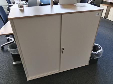 BENE Aktenschrank, 3 Ordnerhöhen, Maße B 120 x T 44 x H 113 cm BENE Aktenschrank, 3 Ordnerhöhen, Maße B 120 x T 44 x H 113 cm