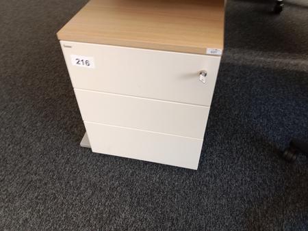 BENE Rollcontainer, Maße: ca T 80 cm x B 43 cm BENE Rollcontainer, Maße: ca T 80 cm x B 43 cm