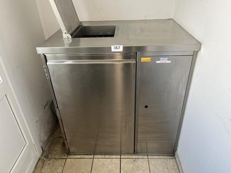Abfallk�hler AKZ 100 externe K�hlung f�r max.240 L M�lltone ca. 100/75/106 cm