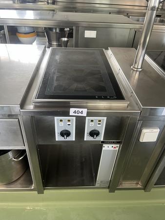 ELRO Elektrokochherd HE 520-102 Serie 500 mit Keramikfeld 2 Kochstellen 8 KW,
