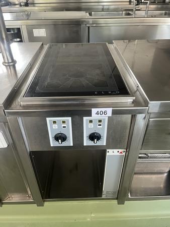 ELRO Elektrokochherd HE 520-102 Serie 500 mit Keramikfeld 2 Kochstellen 8 KW,