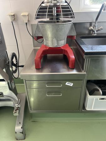 Edelstahlmodul f�r Standmixer mit Auszugslade ca. 60/78 cm