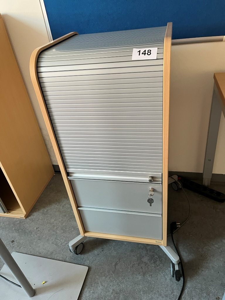 BENE Aktencaddy mit Rollot&uuml;re
