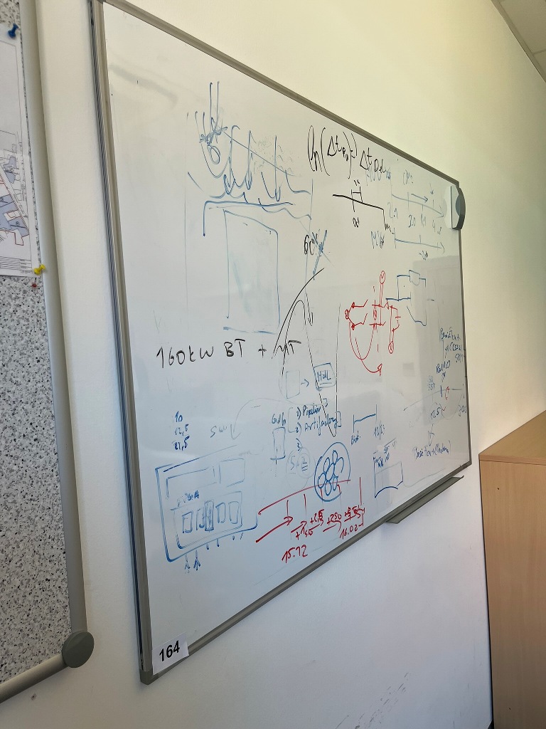 Whiteboard ca. 150 x 100 cm