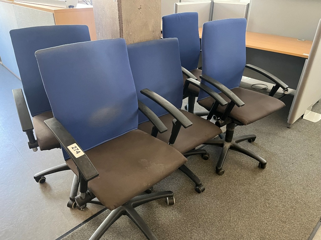 5 Stk. B&uuml;rodrehst&uuml;hle