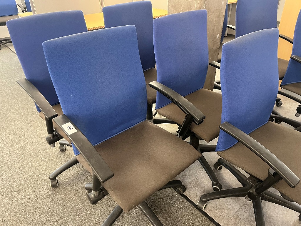 5 Stk. B&uuml;rodrehst&uuml;hle SATO mit starken Gebrauchsspuren