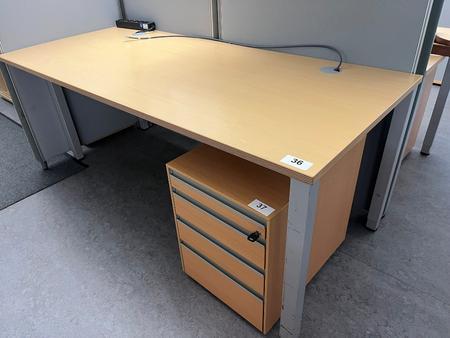BENE Schreibtisch ca. 180 x 80 cm BENE Schreibtisch ca. 180 x 80 cm