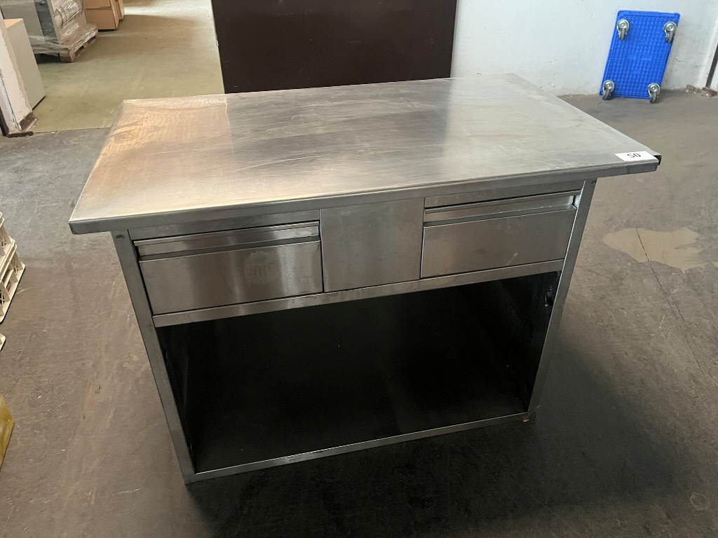 Edelstahlmodul mit 2 Laden