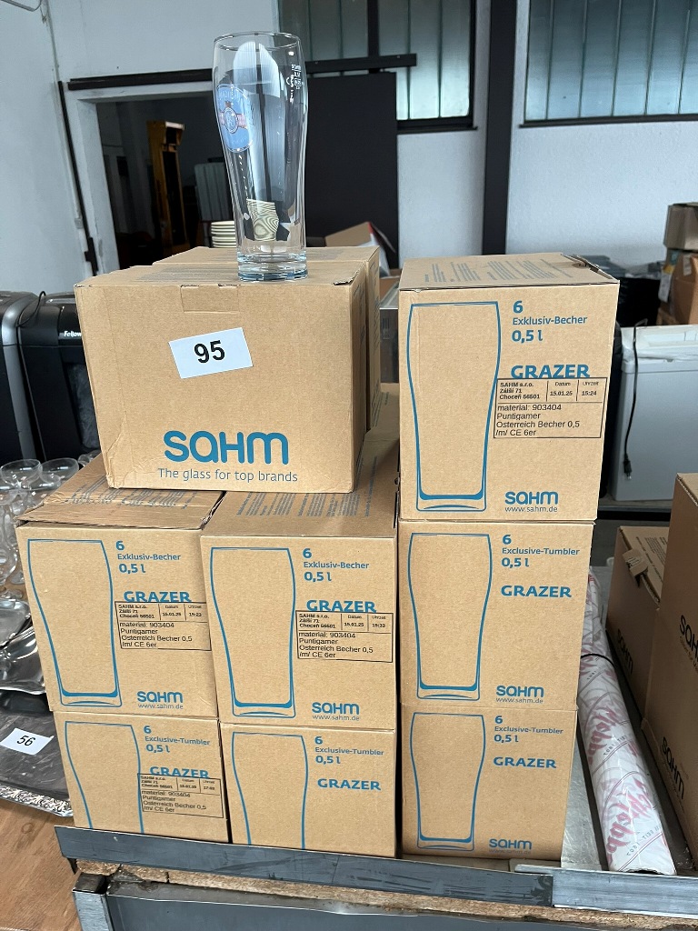 ca. 90 Stk. Biergl&auml;ser 0,5 l