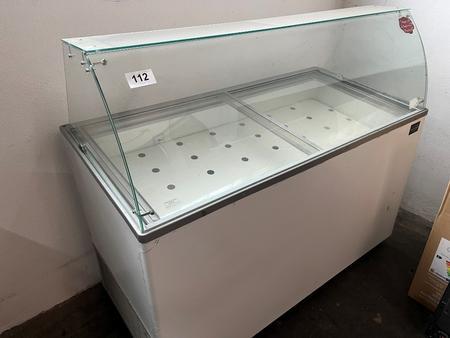 Combi-Steel Eisvitrine ca. 140 x 70 x 125 cm