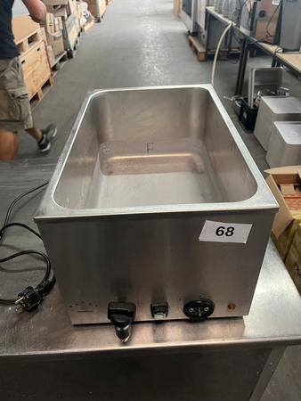 Bain-Marie 1200 W, Drehknopfabdeckung fehlt, Ma�e ca: 34 x 54 x 30 cm