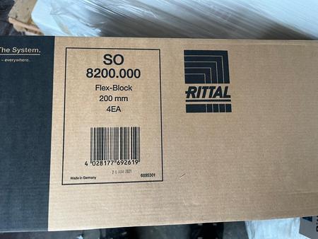 21 Stk. Rittal Flex-Block 200 mm Art.-Nr. SO 8200.000, fabriksneu 21 Stk. Rittal Flex-Block 200 mm Art.-Nr. SO 8200.000, fabriksneu