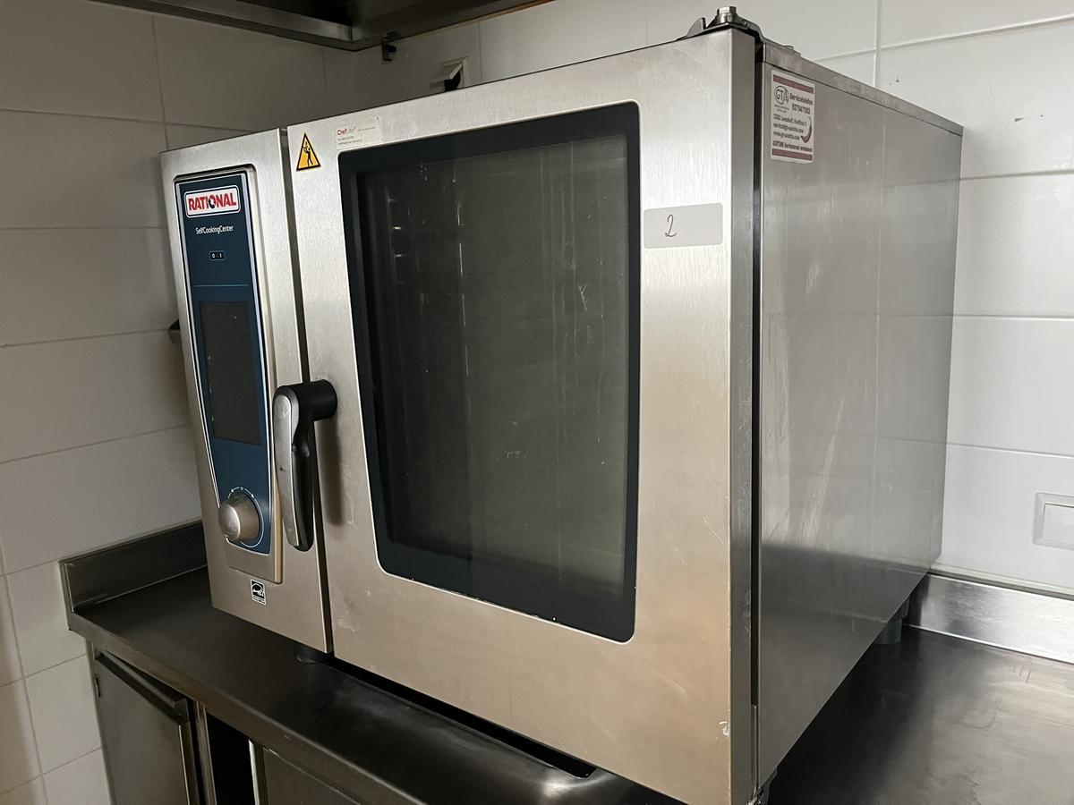 RATIONAL KOMBID&Auml;MPFER  Self Cooking Center SCC W 61 , Elektro , 6 Einschubm&ouml;glichkeiten ,11 KW , ca.85/80/80 cm