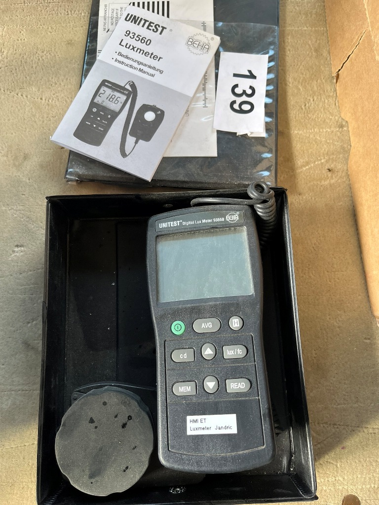 Unitest Typ 93560 Luxmeter