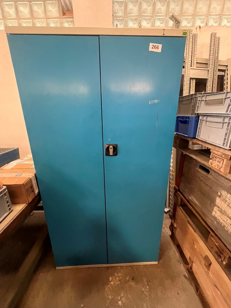 Pott Werkzeugschrank ca. 100 x 60 x 190 cm mit 2 Fachebenen und 4 Auszugsladen