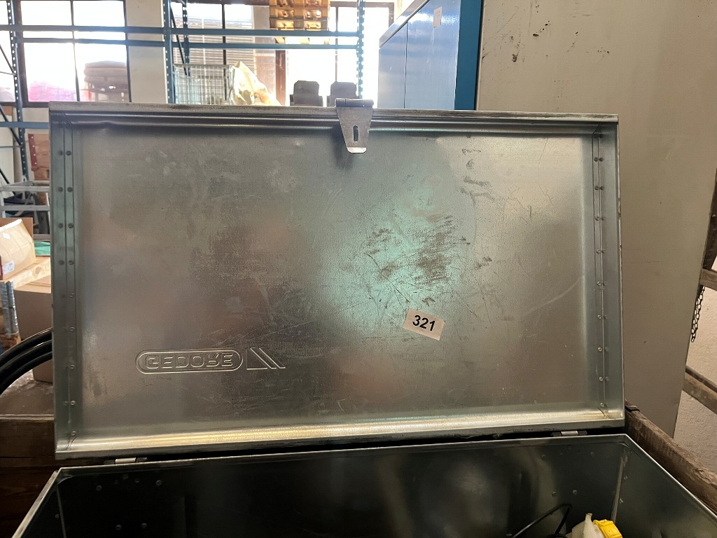 Gedore Werkzeugkiste verzinkt ohne Inhalt 90/50/45 cm
