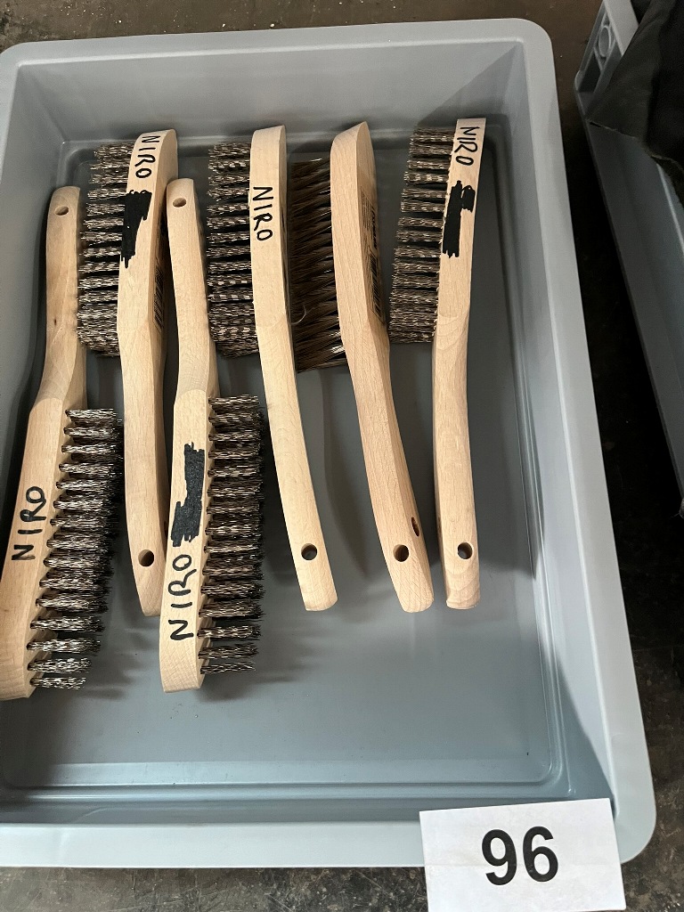 6 Stk. Drahtb&uuml;rsten fabriksneu