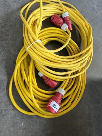 2 Stk. Baustromkabel 380 V