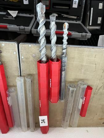 3 Stk. Hilti Bohrer Typ TE-CX 2552, TE YX 2432 und TE 2022