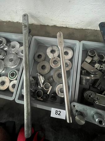 4 Kassetten mit Biegewerkzeugen Spiral und Zubeh�r