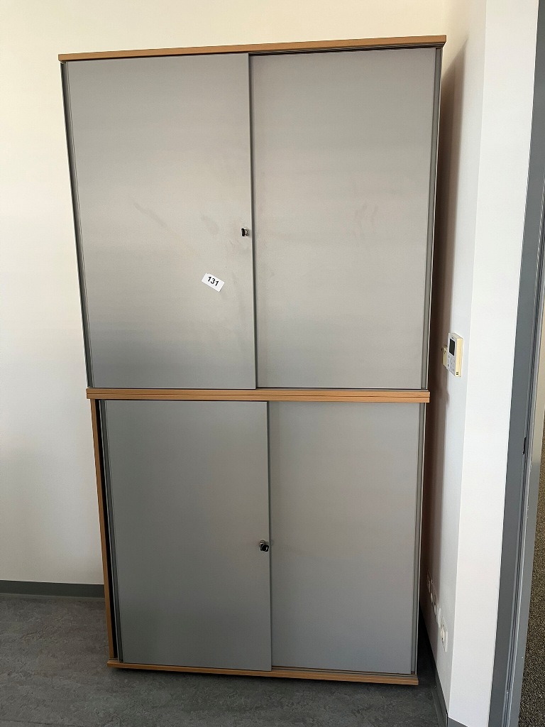 Hali Aktenschrank-Kombination, 2teilig, bestehend aus Ober- und Unterschrank je 120 x 45 x 110 cm