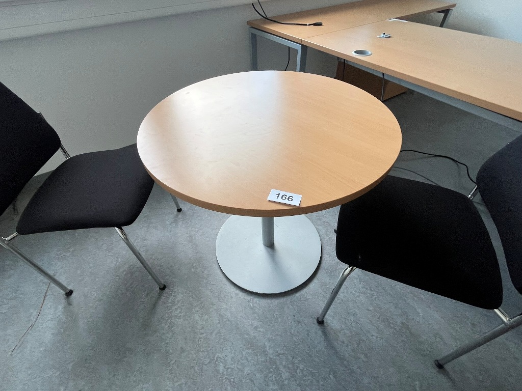 Besuchertich DM 80 cm mit 2 Besucherst&uuml;hlen