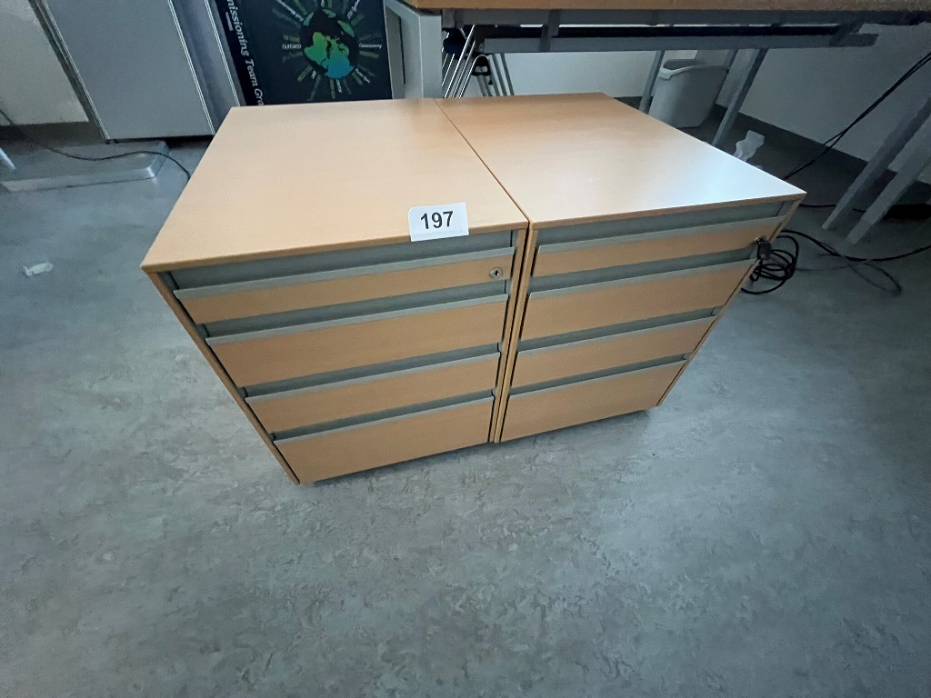 2 Stk. Hali Rollcontainer