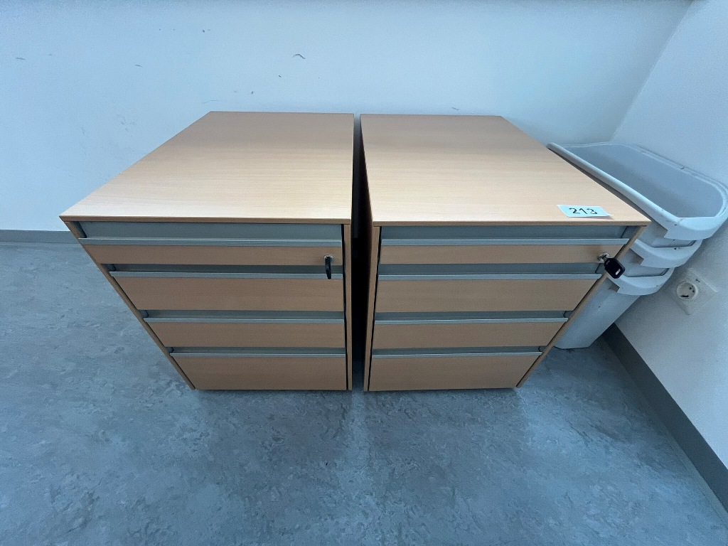 2 Stk. Hali Rollcontainer