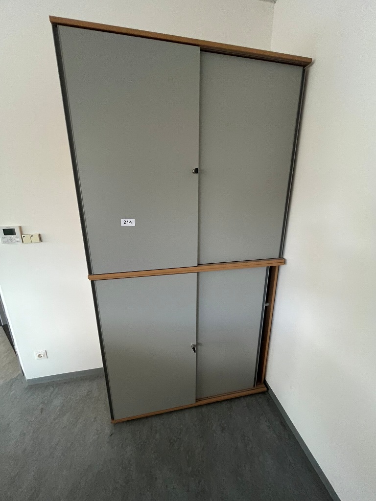 Hali Aktenschrank-Kombination, 2teilig, bestehend aus Ober- und Unterschrank je 120 x 45 x 110 cm