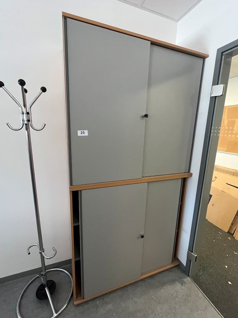 Hali Aktenschrank-Kombination, 2teilig, bestehend aus Ober- und Unterschrank je 120 x 45 x 110 cm