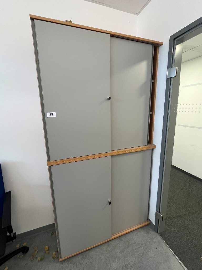 Hali Aktenschrank-Kombination, 2teilig, bestehend aus Ober- und Unterschrank je 120 x 45 x 110 cm