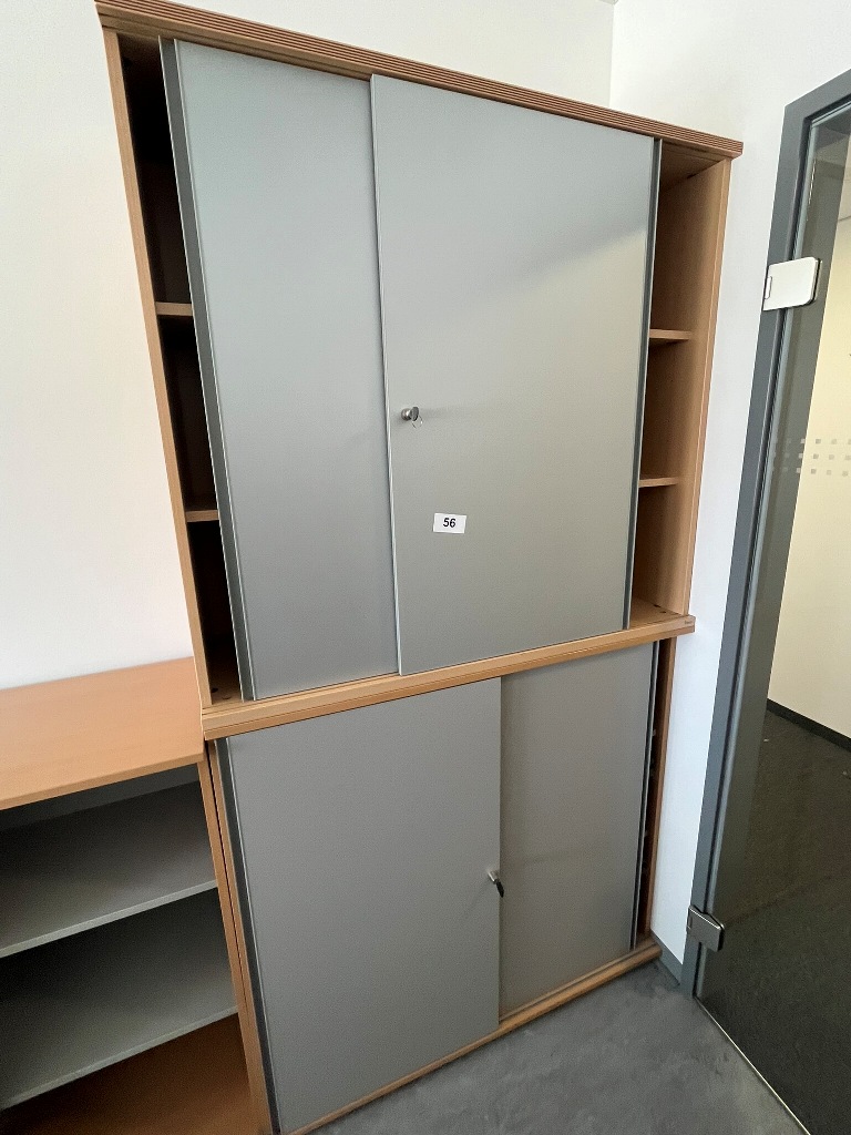 Hali Aktenschrank-Kombination, 2teilig, bestehend aus Ober- und Unterschrank je 120 x 45 x 110 cm