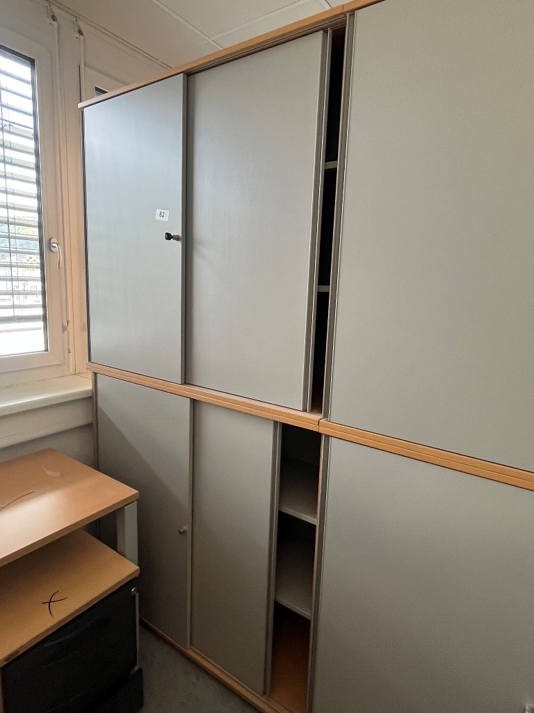 Hali Aktenschrank-Kombination, 2teilig, bestehend aus Ober- und Unterschrank je 120 x 45 x 110 cm