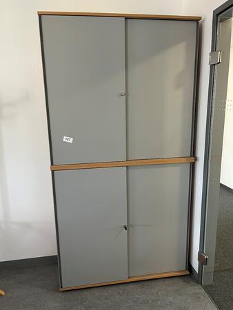 Hali Aktenschrank-Kombination, 2teilig, bestehend aus Ober- und Unterschrank je 120 x 45 x 110 cm