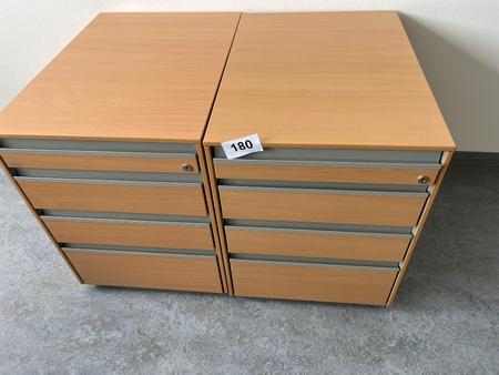 2 Stk. Hali Rollcontainer