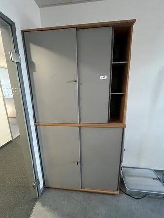 Hali Aktenschrank-Kombination, 2teilig, bestehend aus Ober- und Unterschrank je 120 x 45 x 110 cm
