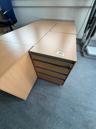 4 Stk. Hali Rollcontainer